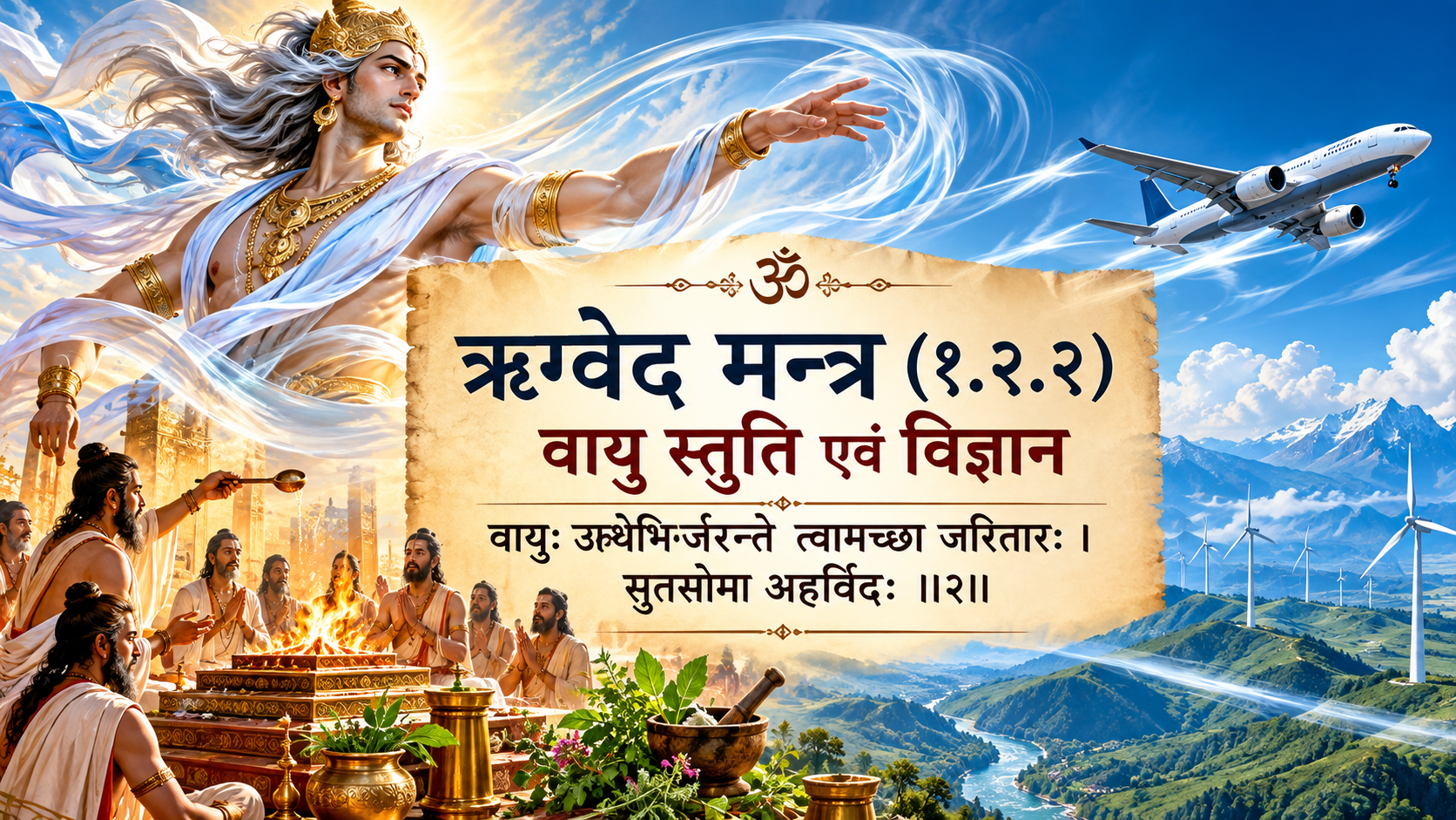 ॐ ऋग्वेद मन्त्र १.२.२ ॐ ऋग्वेद मन्त्र १.२.२