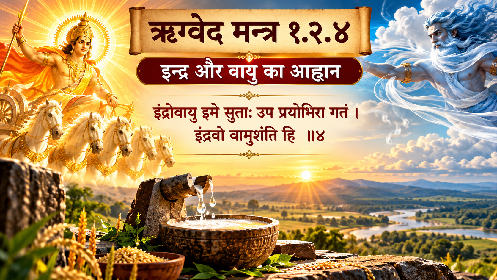 ऋग्वेद मन्त्र १.२.४ ऋग्वेद मन्त्र १.२.४